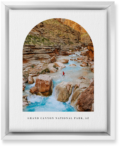Archway View Wall Art, White, Single piece, Canvas, 8x10, White