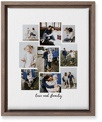 Cloud Nine Wall Art, Walnut, Single piece, Canvas, 8x10, Multicolor