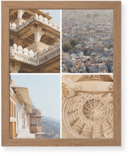 Four Top Wall Art, Natural, Single piece, Canvas, 8x10, Multicolor, multi