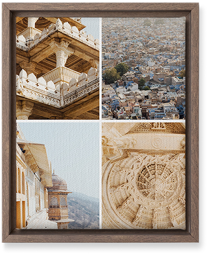 Four Top Wall Art, Walnut, Single piece, Canvas, 8x10, Multicolor
