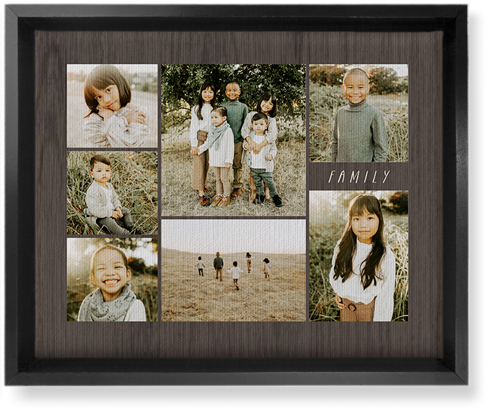 Lucky Seven Wall Art, Black, Single piece, Canvas, 8x10, Multicolor