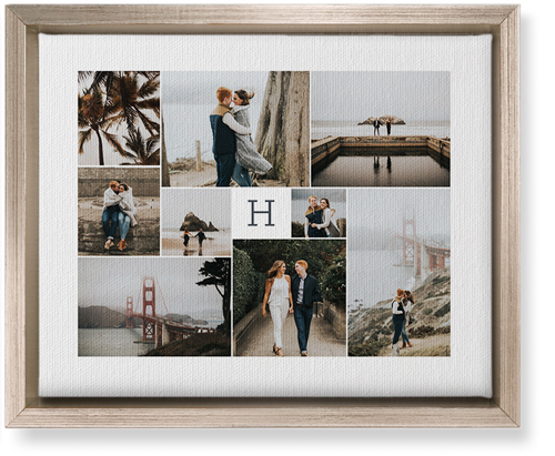 Nine Lives Wall Art, Metallic, Single piece, Canvas, 8x10, Multicolor, multi