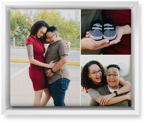 Three Piece Wall Art, White, Single piece, Canvas, 8x10, Multicolor, multi