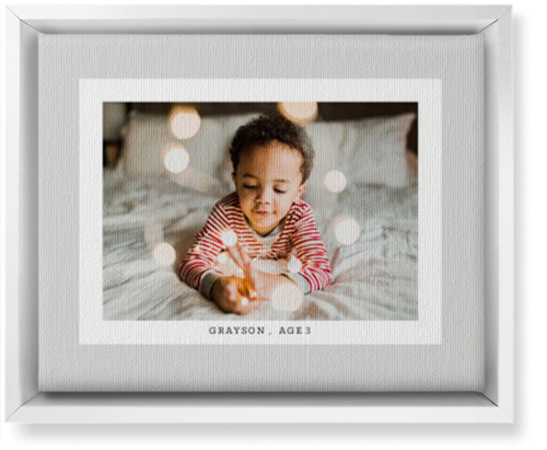 Gray And White Canvas Wall Art