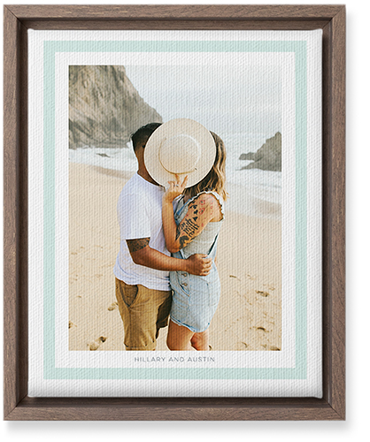 Freeze Frame Wall Art, Walnut, Single piece, Canvas, 8x10, Green, mint