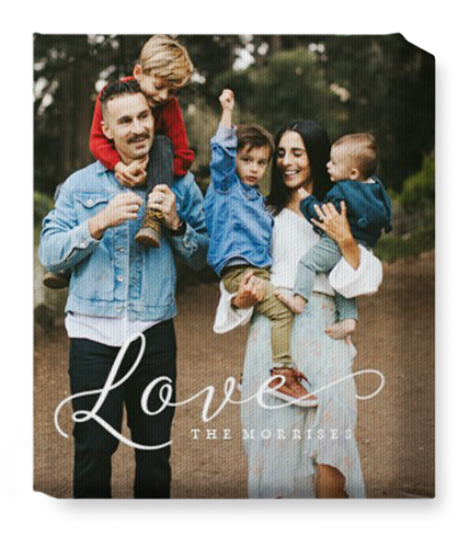 Just Love Portrait Wall Art, No Frame, Single piece, Canvas, 8x10, White, white