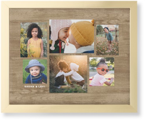 Six Times Wall Art, Gold, Single piece, Canvas, 8x10, Brown, truffle