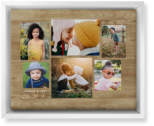 Six Times Wall Art, White, Single piece, Canvas, 8x10, Brown, truffle