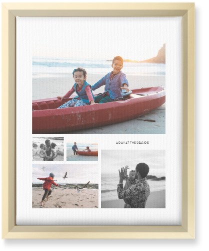 Hero Collage Portrait Wall Art, Gold, Single piece, Canvas, 8x10, Multicolor, multi