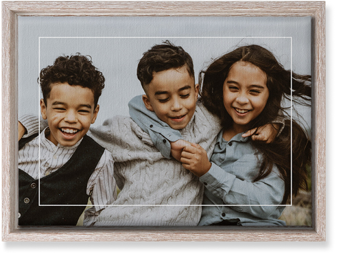 Floating Frame Wall Art, Rustic, Single piece, Canvas, 10x14, White, white