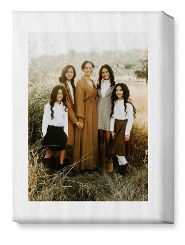 Simple Gallery of One Border Portrait Wall Art, No Frame, Single piece, Canvas, 10x14, Multicolor, multi