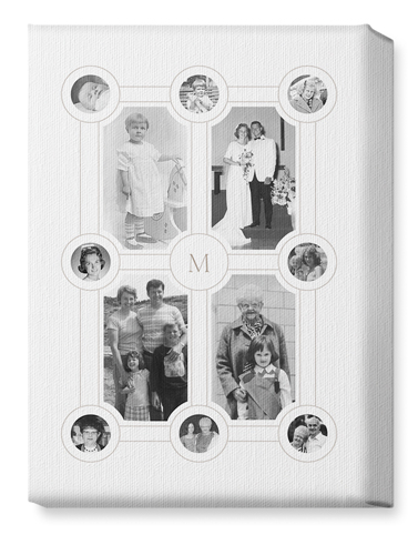 Vintage Family Tree Wall Art, No Frame, Single piece, Canvas, 10x14, White, white