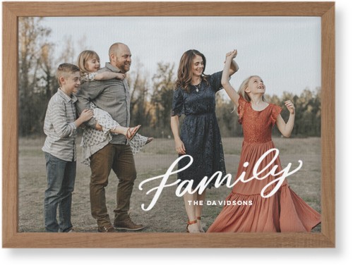 Family Letters Wall Art, Natural, Single piece, Canvas, 10x14, White, white