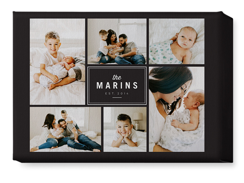 Round We Go Wall Art, No Frame, Single piece, Canvas, 10x14, Gray, charcoal