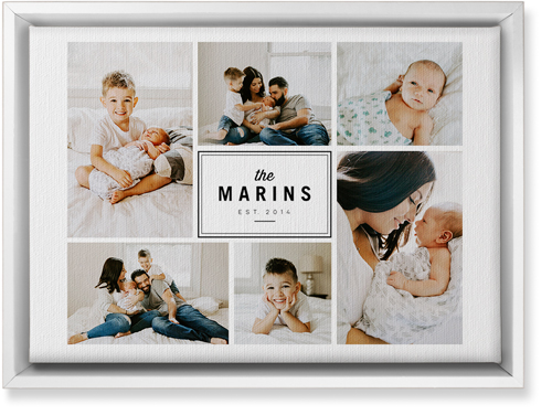 Round We Go Wall Art, White, Single piece, Canvas, 10x14, White, white