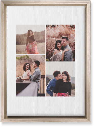 Four Winds Wall Art, Metallic, Single piece, Canvas, 10x14, White