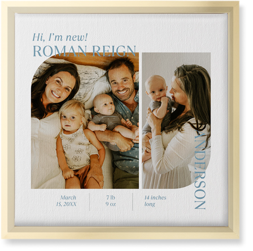 Favorite Infographic Wall Art, Gold, Single piece, Canvas, 12x12, White, white