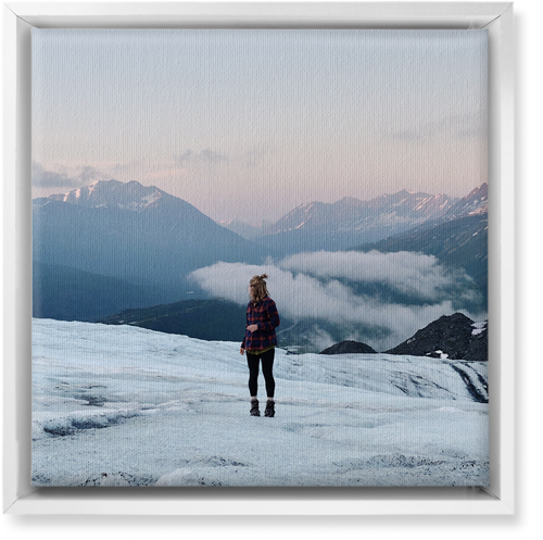 Photo Gallery Square Wall Art, White, Single piece, Canvas, 12x12, Multicolor