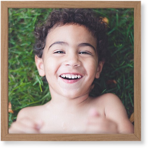 Photo Gallery Portrait Wall Art, Natural, Single piece, Canvas, 12x12, Multicolor, multi