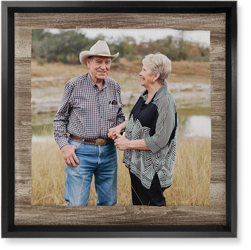 Countryside Portrait Wall Art, Black, Single piece, Canvas, 12x12, Brown