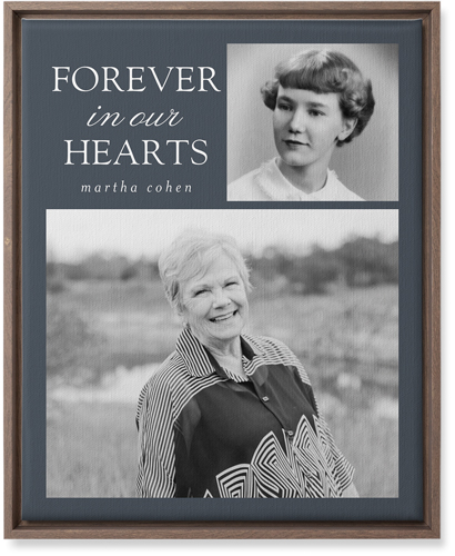 Memory Everlasting Wall Art, Walnut, Single piece, Canvas, 16x20, Multicolor, multi