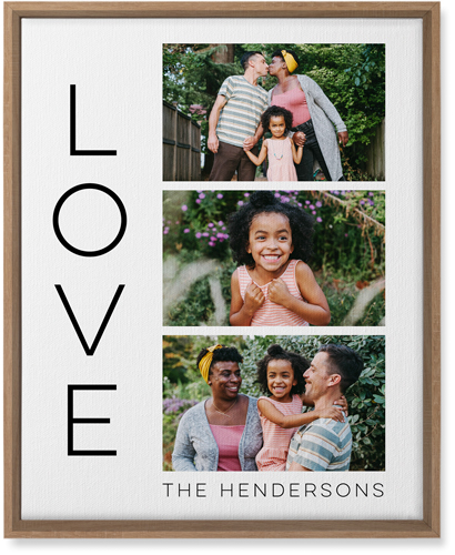 Vertical Letters Wall Art, Natural, Single piece, Canvas, 16x20, Multicolor, multi