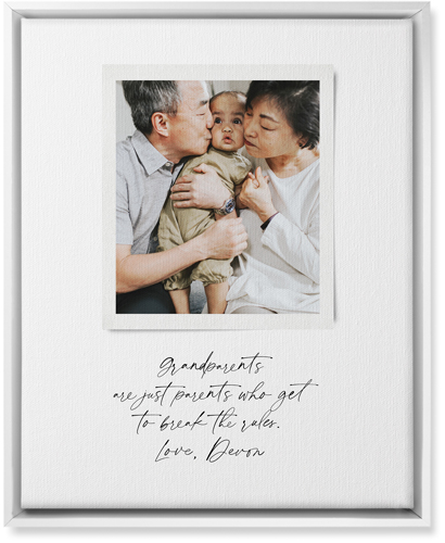 Sentimental Note Wall Art, White, Single piece, Canvas, 16x20, White