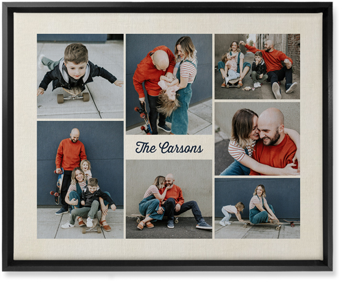 Seven Wonders Wall Art, Black, Single piece, Canvas, 16x20, Multicolor, multi