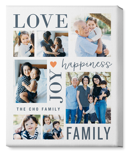 Happiness Is Wall Art, No Frame, Single piece, Canvas, 16x20, White, white