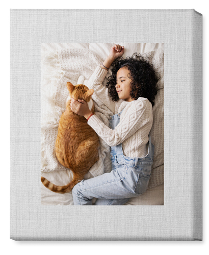 Full Frame One Wall Art, No Frame, Single piece, Canvas, 16x20, White