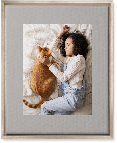 Full Frame One Wall Art, Metallic, Single piece, Canvas, 16x20, Gray, stone