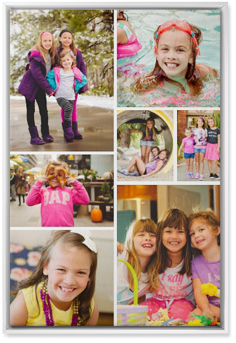 Gallery of Seven Wall Art, White, Single piece, Canvas, 20x30, Multicolor, multi