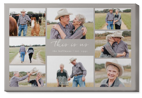 Gallery Around Text Wall Art, No Frame, Single piece, Canvas, 20x30, Multicolor