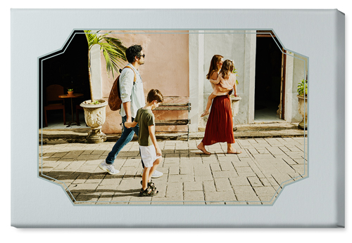 Unique Shape Wall Art, No Frame, Single piece, Canvas, 20x30, Gray, air