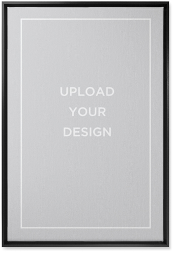 Upload Your Own Design Wall Art, Black, Single piece, Canvas, 20x30, Multicolor