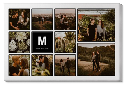 Photo Tiles Wall Art, No Frame, Single piece, Canvas, 20x30, Black