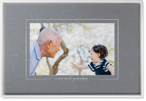 Take Shape Wall Art, White, Single piece, Canvas, 20x30, Gray, slate