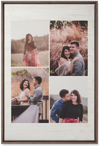 Four Winds Wall Art, Walnut, Single piece, Canvas, 20x30, Beige
