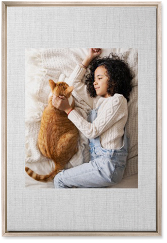 Full Frame One Wall Art, Metallic, Single piece, Canvas, 20x30, White