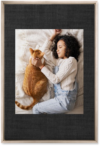 Full Frame One Wall Art, Metallic, Single piece, Canvas, 20x30, Black