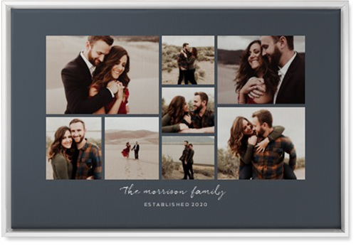 Gray And White Canvas Wall Art