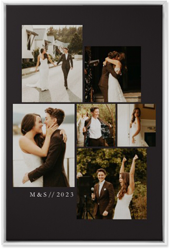 Gallery of Six Wall Art, White, Single piece, Canvas, 24x36, Multicolor, multi