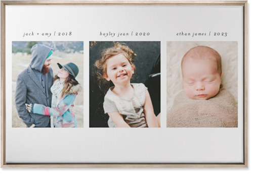 Our Timeline Wall Art, Metallic, Single piece, Canvas, 24x36, Multicolor, multi