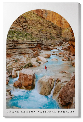 Archway View Wall Art, No Frame, Single piece, Canvas, 24x36, White