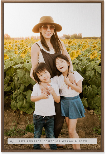 Family Banner Wall Art, Natural, Single piece, Canvas, 24x36, White