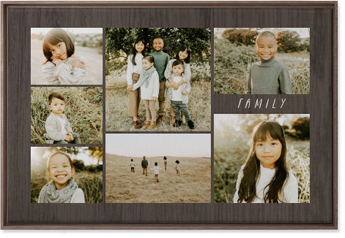 Lucky Seven Wall Art, Walnut, Single piece, Canvas, 24x36, Multicolor, multi