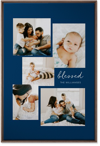 Take Five Wall Art, Walnut, Single piece, Canvas, 24x36, Multicolor, multi