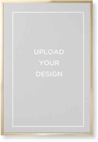 Upload Your Own Design Wall Art, Gold, Single piece, Canvas, 24x36, Multicolor