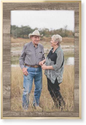 Countryside Portrait Wall Art, Gold, Single piece, Canvas, 24x36, Brown