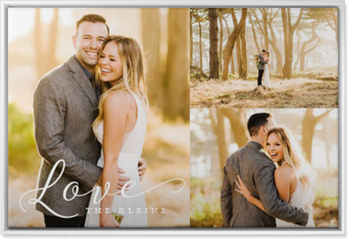 Just Love Trio Wall Art, White, Single piece, Canvas, 24x36, White, white